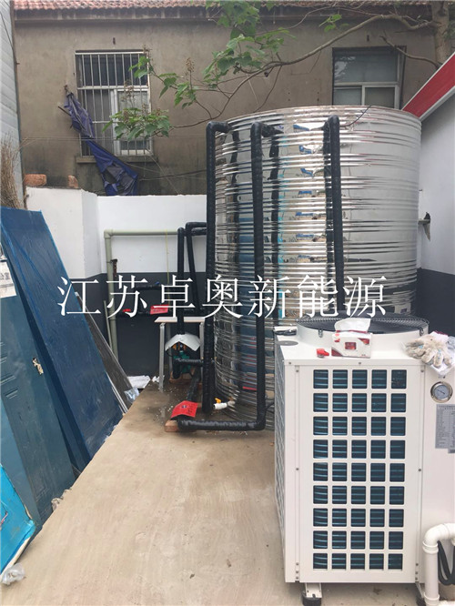 南京工地項(xiàng)目部工人空氣能生活熱水