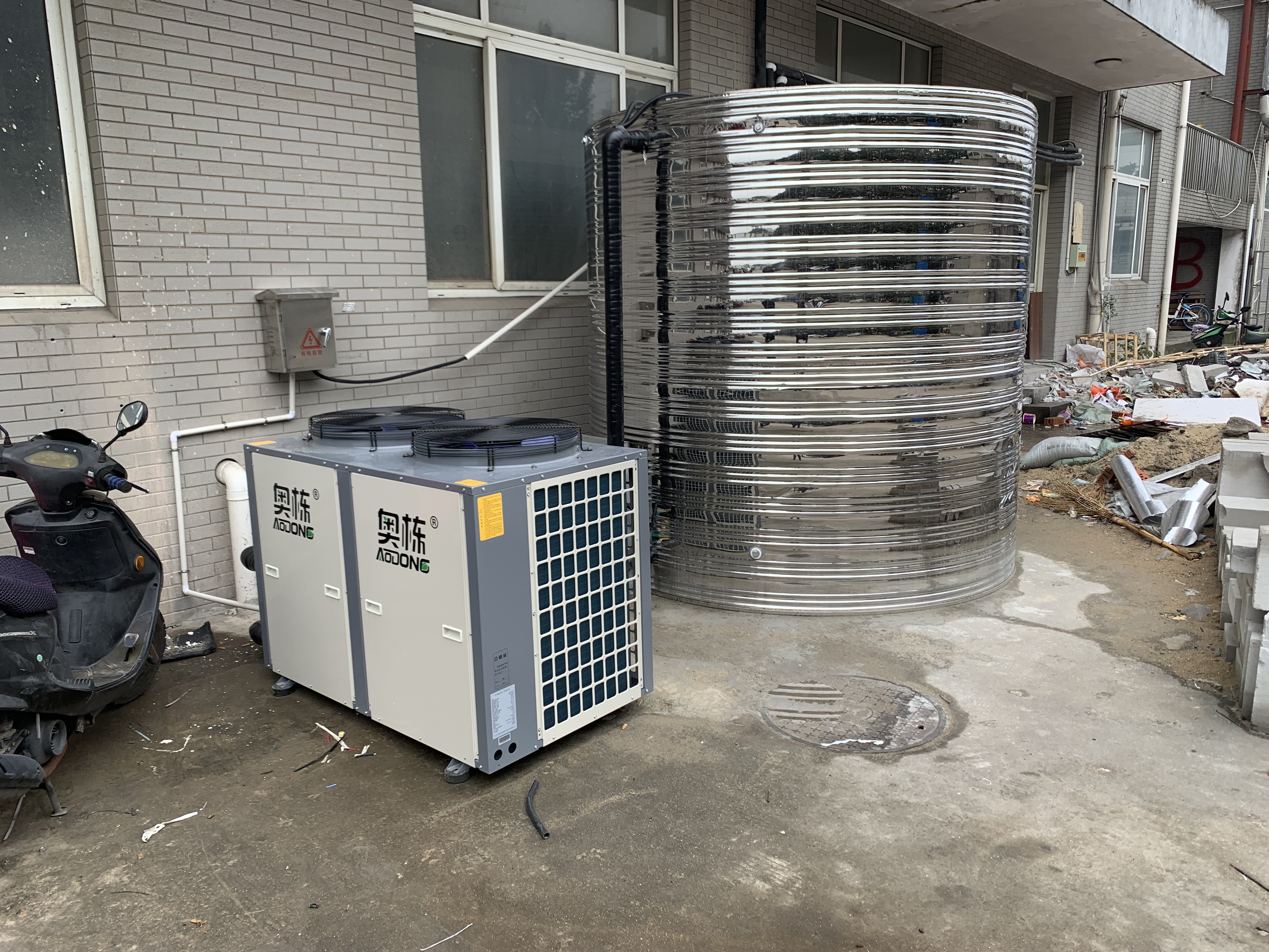 常州電子廠空氣能熱水系統(tǒng)